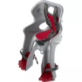 Сидіння пров. Bellelli Rabbit Handlefix до 15кг, сріблясте з червоною підкладкою
