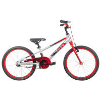 Велосипед 20" Apollo NEO boys Brushed Alloy / Red / Black Fade