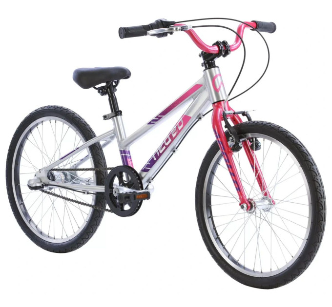 Велосипед 20" Apollo NEO 3i girls Brushed Alloy / Pink / Purple Fade