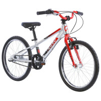 Велосипед 20" Apollo NEO 3i boys Brushed Alloy / Red / Black Fade