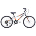 Велосипед 20" Apollo NEO 6s boys Brushed Alloy / Black / Orange Fade