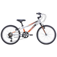 Велосипед 20" Apollo NEO 6s boys Brushed Alloy / Black / Orange Fade