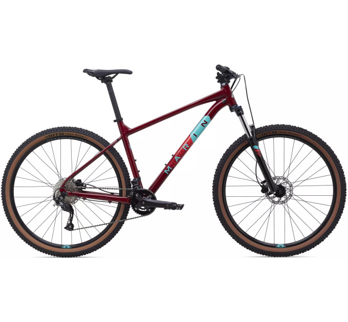 Велосипед 27,5" Marin BOBCAT TRAIL 4 рама - M 2021 Gloss Crimson/Teal/Red