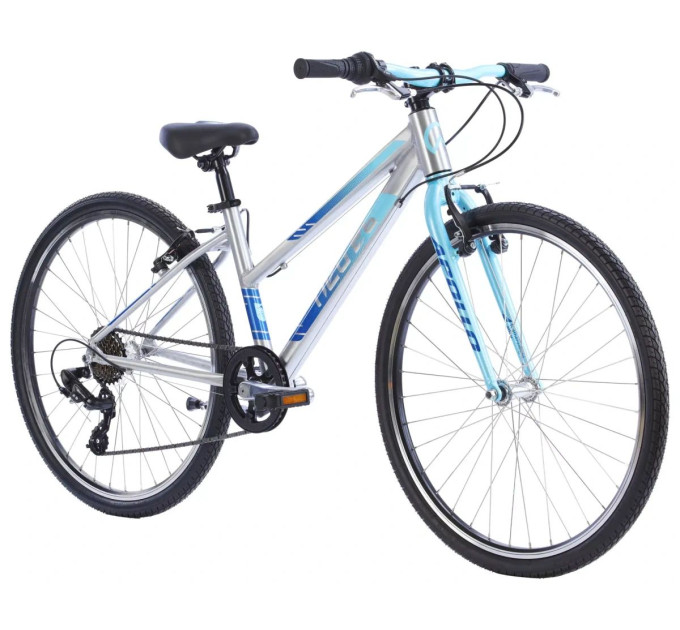 Велосипед 26" Apollo NEO 7s girls Brushed Alloy / Ice Blue / Navy Blue Fade
