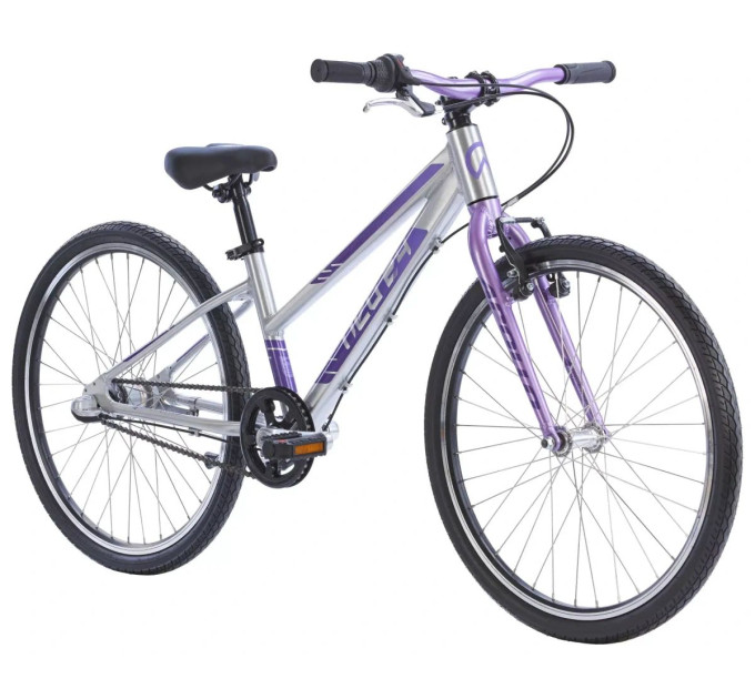 Велосипед 24" Apollo NEO 3i girls Brushed Alloy / Lavender / Purple Fade