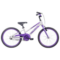 Велосипед 20" Apollo NEO girls Brushed Alloy / Lavender / Purple Fade