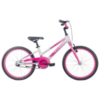 Велосипед 20" Apollo NEO girls Brushed Alloy / Pink / Dark Pink Fade
