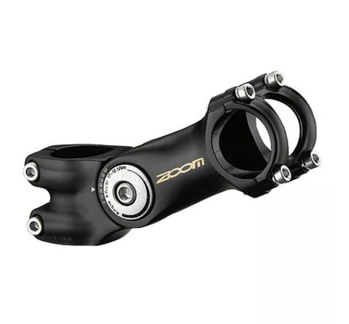 Вынос руля ZOOM TDS-D299N-8FOV 1 1/8" 31,8мм регулируемый угол 0'…60', 105мм, черный