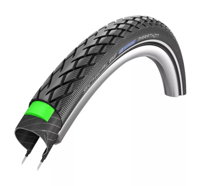 Покрышка 26x2.00 (50-559) Schwalbe MARATHON HS420 Green Guard B+RT EC, 67EPI 34B