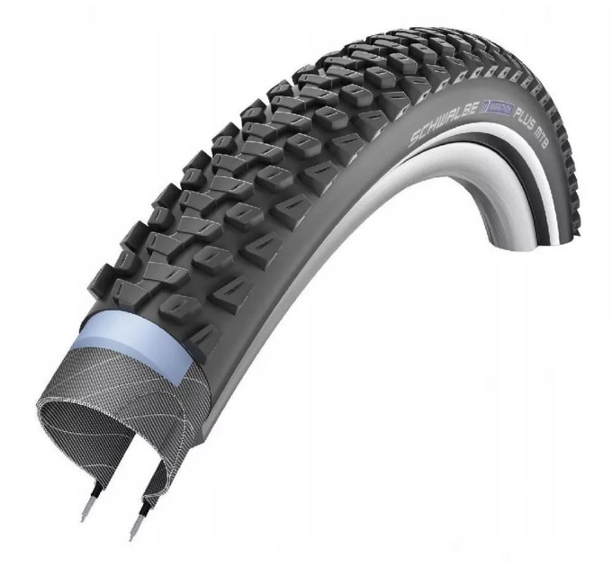 Покрышка 26x2.25 (57-559) Schwalbe MARATHON PLUS MTB S-Guard B/B+RT HS468 DC, 67EPI 36B