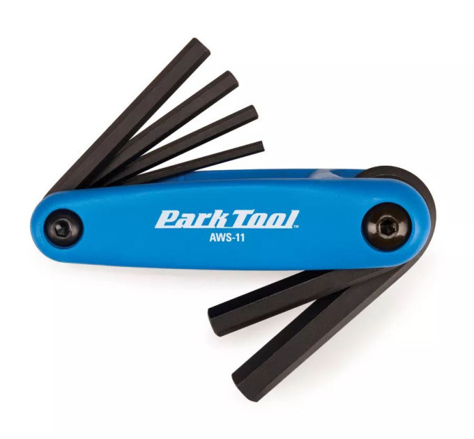 Набор шестигранников Park Tool AWS-11 (3mm, 4mm, 5mm, 6mm, 8mm, 10mm) складной