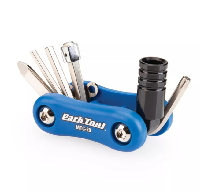 Мультитул Park Tool MTC-20, 3/4/5/6/8mm, T25, отвёртка, адаптер накачки CO2