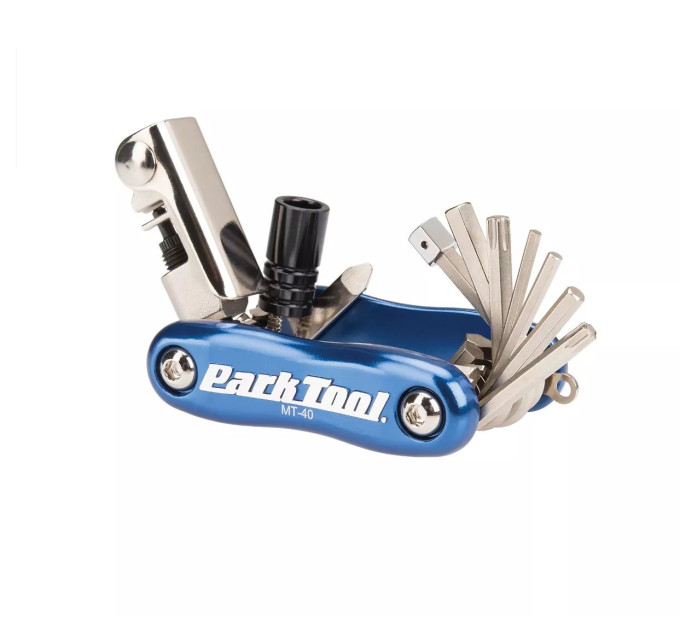 Мультитул Park Tool MT-40, 2,5/3/4/5/6/8mm, T25/T30, викрутка, вичавки ланцюга, адаптер накачування CO2