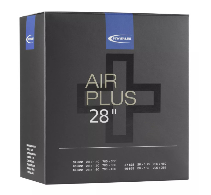 Камера 28" (40/62-622) Schwalbe AV19AP AIR PLUS IB AGV 40mm