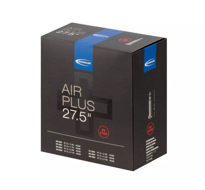 Камера 27,5" (40/62-584) Schwalbe SV21AP AIR PLUS IB 40mm