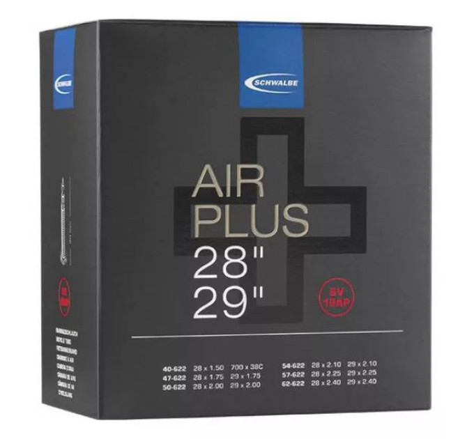 Камера 28" (40/62-622) Schwalbe SV19AP AIR PLUS IB 40mm