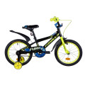 Велосипед 16" Formula FURY 2020 (чорно-жовтий із синім)