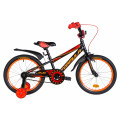 Велосипед 18" Formula SPORT 2021 (черно-красный с оранжевым)
