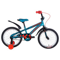 Велосипед 18" Formula WILD 2021 (бірюзово-чорний з оранжевим) Велосипед 18" Formula WILD 2021 (бірюзово-чорний з оранжевим)