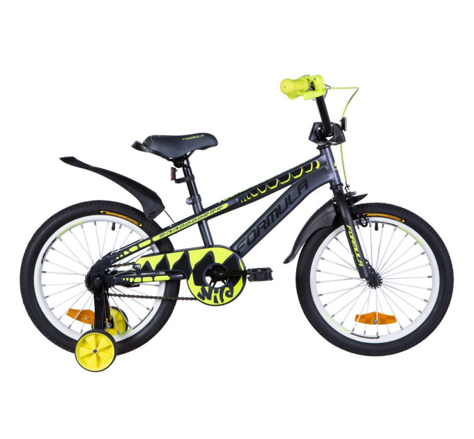 Велосипед 18" Formula WILD 2020 (серо-желтый с черным)