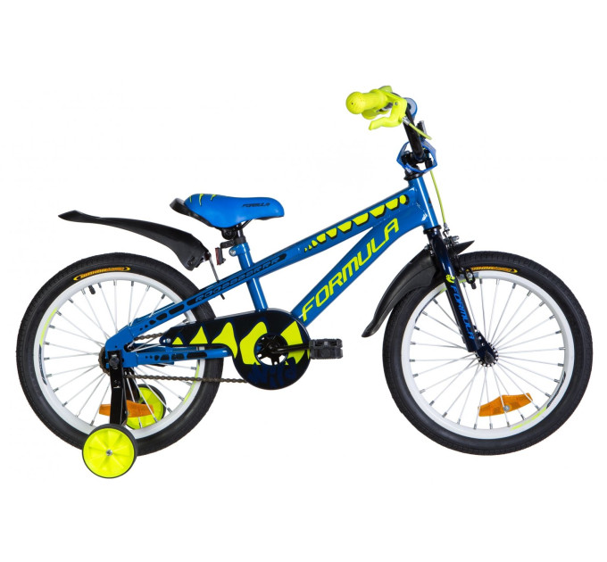 Велосипед 18" Formula WILD 2021 (синій із жовтим)
