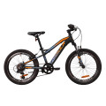 Велосипед 20" Formula BLACKWOOD 1.0 2020 (сірий з блакитним та помаранчевим)