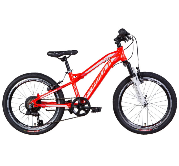 Велосипед у коробці 20" Formula FUSION AM Vbr AL 2021 (червоно-білий з чорним)