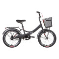 Велосипед 20" Formula SMART 2022 (темно-сірий з червоним)