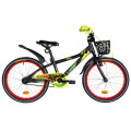 Велосипед 20" Formula STORMER 2020 (чорно-червоний з жовтим)
