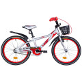 Велосипед 20" Formula STORMER 2021 (сріблясто-червоний)