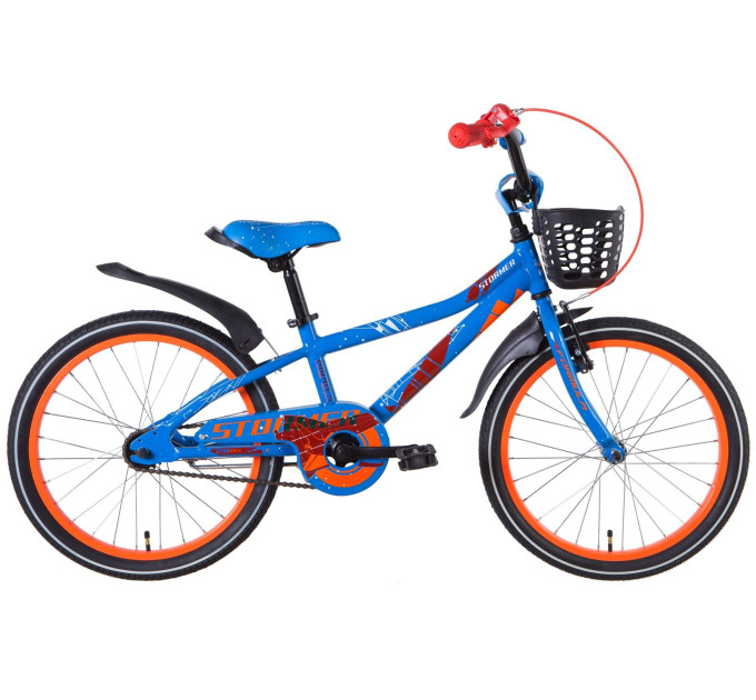 Велосипед 20" Formula STORMER 2021 (сине-оранжевый )