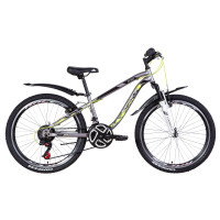 Велосипед 24" Discovery FLINT AM Vbr 2021 (бело-фиолетовый с синим)