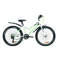 Велосипед 24" Discovery FLINT 2020 (бело-зеленый )