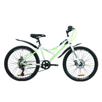 Велосипед 24" Discovery FLINT DD 2020 (бело-зеленый )