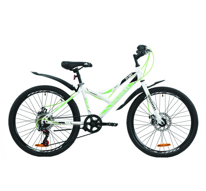 Велосипед 24" Discovery FLINT DD 2020 (бело-зеленый )