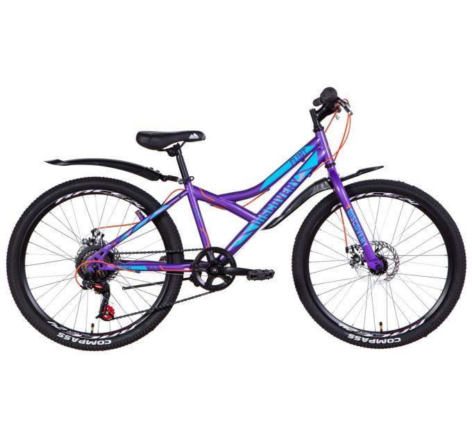 Велосипед 24" Discovery FLINT DD 2021 (фіолетовий)