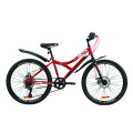 Велосипед 24" Discovery FLINT DD 2020 (красно-черный)