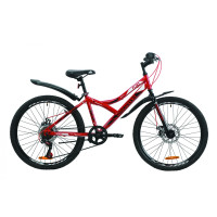 Велосипед 24" Discovery FLINT DD 2020 (красно-черный)