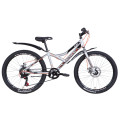 Велосипед 24" Discovery FLINT DD 2021 (сріблястий)