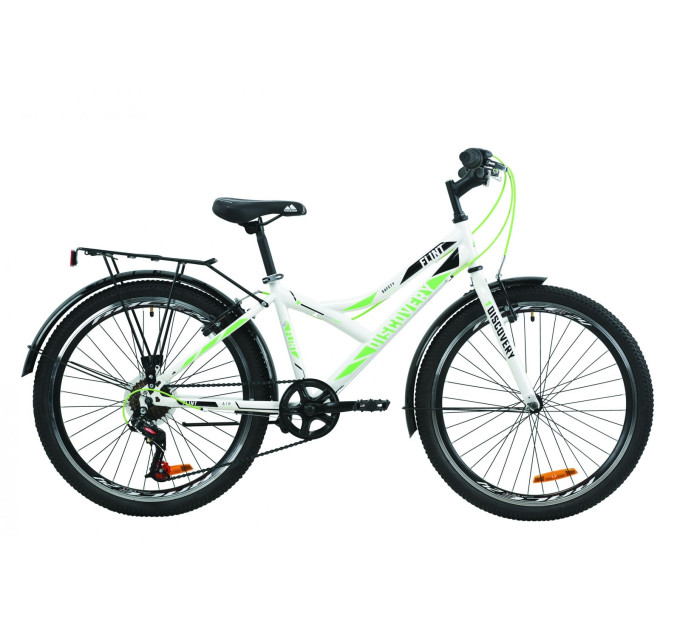 Велосипед 24" Discovery FLINT MC 2020 (бело-зеленый )