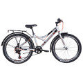 Велосипед 24" Discovery FLINT MC 2021 (сріблястий)