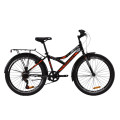 Велосипед 24" Discovery FLINT MC 2020 (черно-оранжевый с серым)