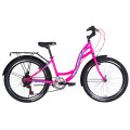 Велосипед 24" Discovery KIWI 2021 (малиновый)