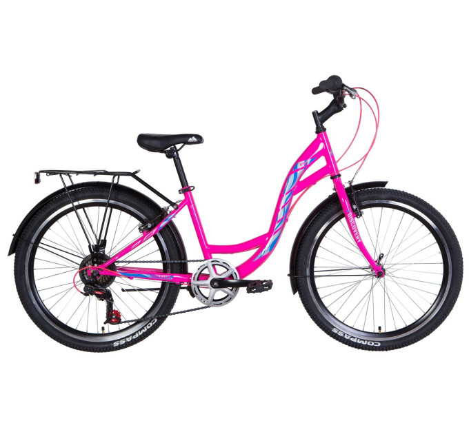 Велосипед 24" Discovery KIWI 2021 (малиновый)
