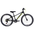 Велосипед 24" Discovery QUBE 2021 (черно-желтый)