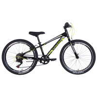 Велосипед 24" Discovery QUBE 2021 (черно-желтый)