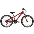 Велосипед 24" Discovery RIDER AM 2022 (темно-сріблястий з жовтим)