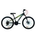Велосипед 24" Discovery RIDER DD 2020 (чорно-салатно-сірий)