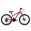 Велосипед 24" Discovery RIDER DD 2020 (оранжево-синій)