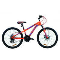 Велосипед 24" Discovery RIDER DD 2020 (оранжево-синий)
